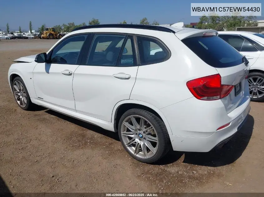 2014 BMW X1 Sdrive28I VIN: WBAVM1C57EVW54430 Lot: 42565652