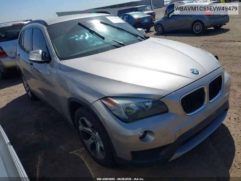 2014 BMW X1 Sdrive28I VIN: WBAVM1C51EVW49479 Lot: 42603650