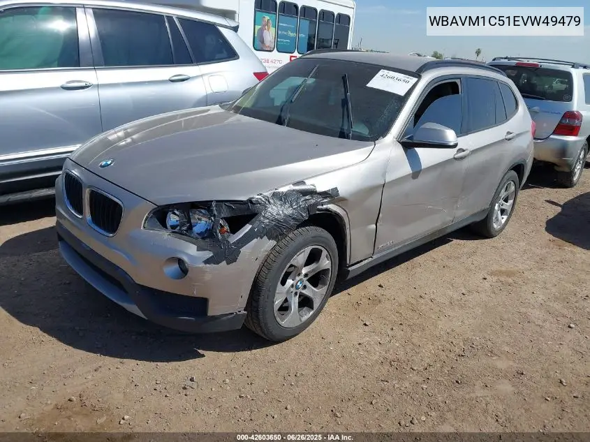 2014 BMW X1 Sdrive28I VIN: WBAVM1C51EVW49479 Lot: 42603650