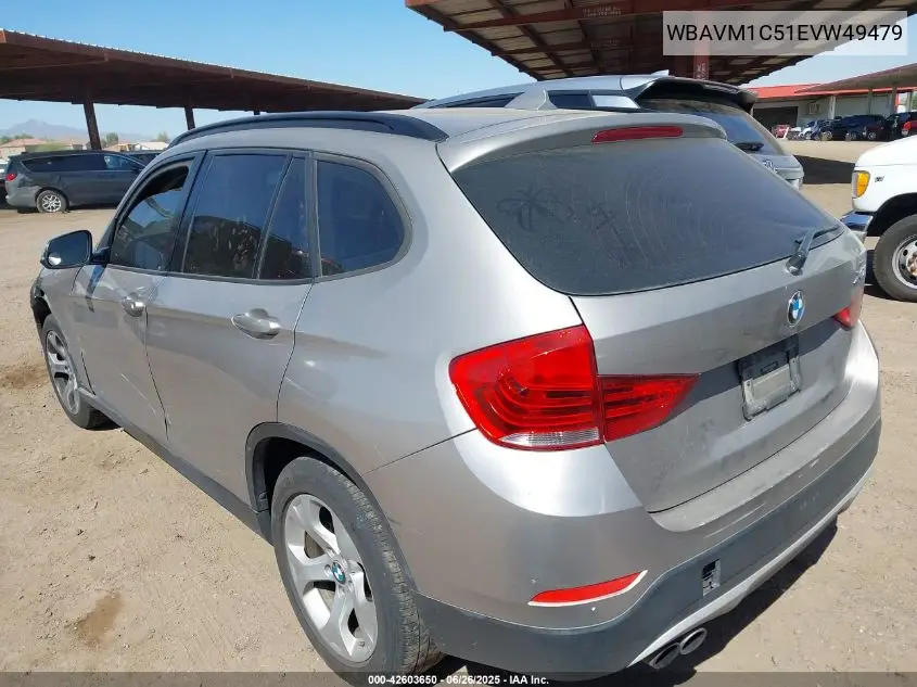 2014 BMW X1 Sdrive28I VIN: WBAVM1C51EVW49479 Lot: 42603650