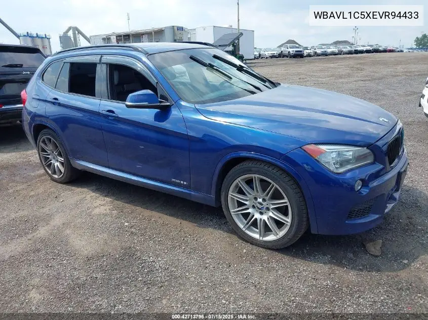 2014 BMW X1 xDrive28I VIN: WBAVL1C5XEVR94433 Lot: 42713796