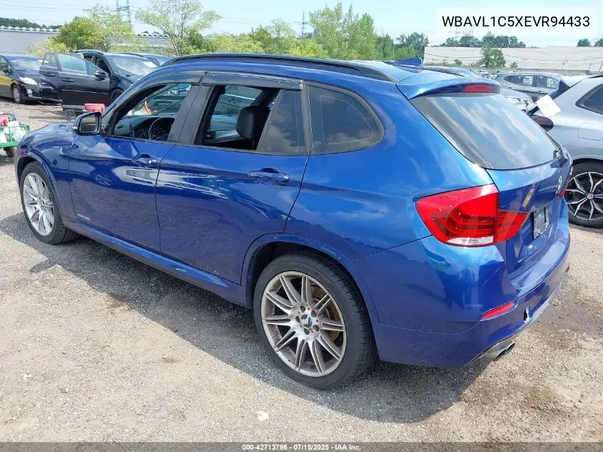 2014 BMW X1 xDrive28I VIN: WBAVL1C5XEVR94433 Lot: 42713796