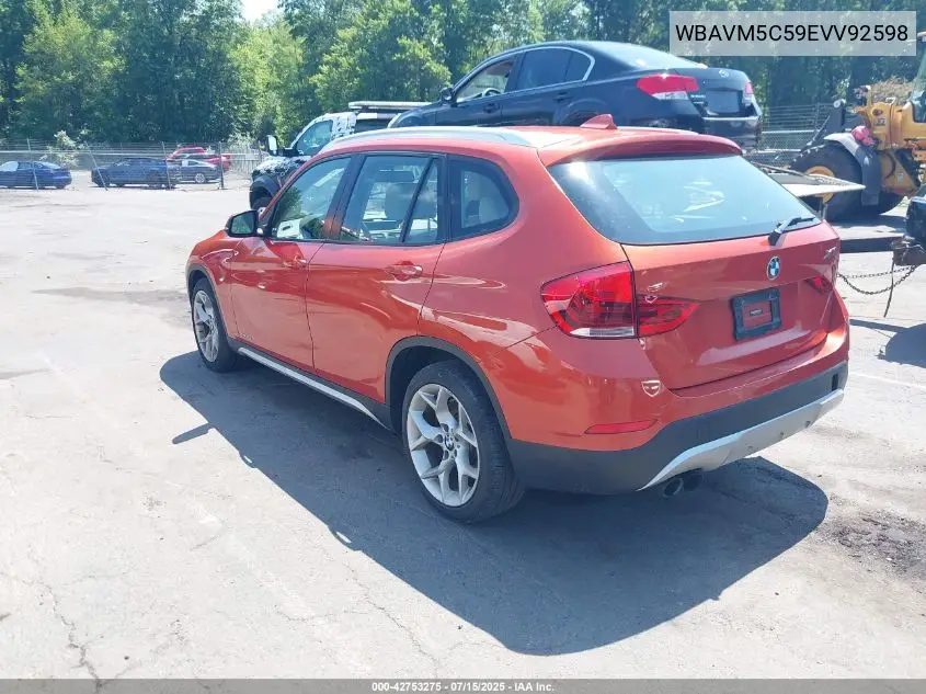 2014 BMW X1 xDrive35I VIN: WBAVM5C59EVV92598 Lot: 42753275