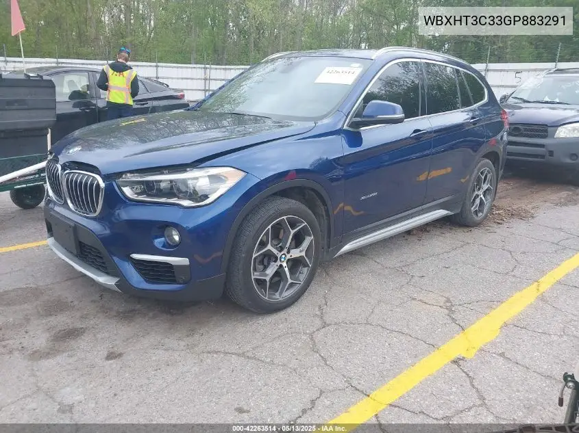 2016 BMW X1 xDrive28I VIN: WBXHT3C33GP883291 Lot: 42263514