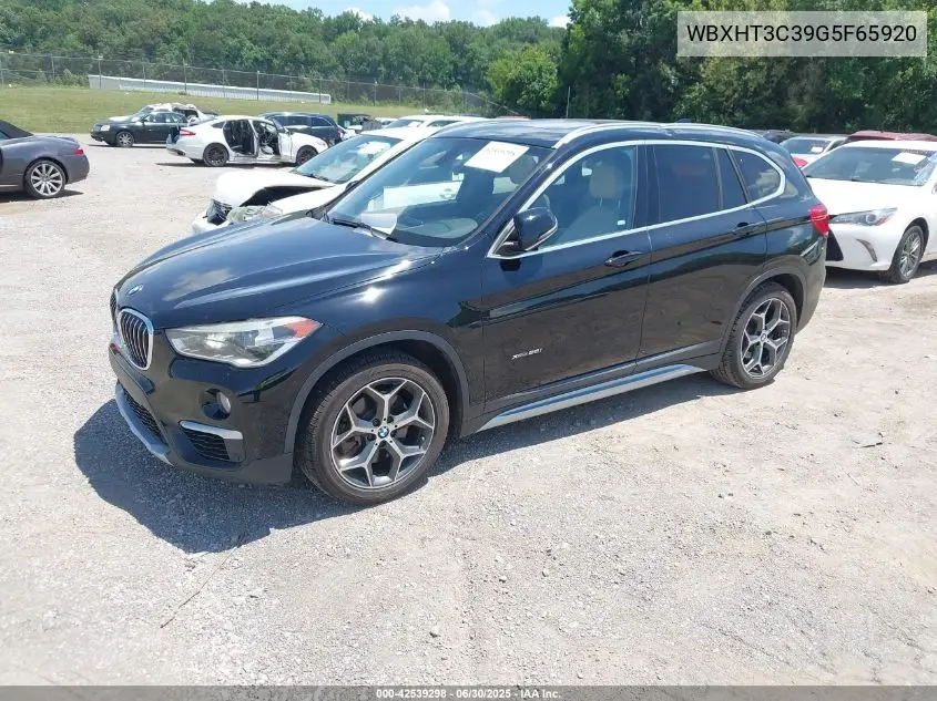 2016 BMW X1 xDrive28I VIN: WBXHT3C39G5F65920 Lot: 42539298
