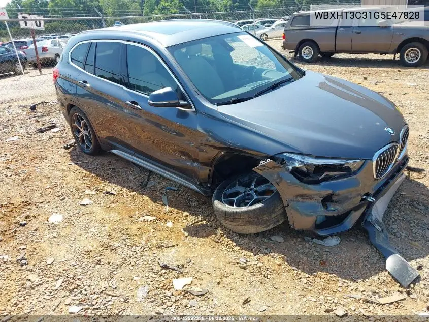 2016 BMW X1 xDrive28I VIN: WBXHT3C31G5E47828 Lot: 42592338