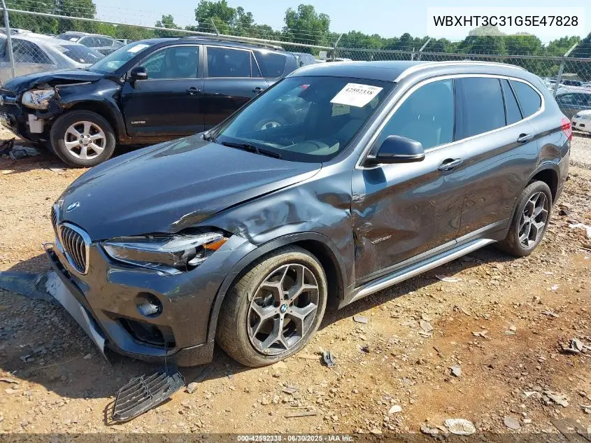 2016 BMW X1 xDrive28I VIN: WBXHT3C31G5E47828 Lot: 42592338