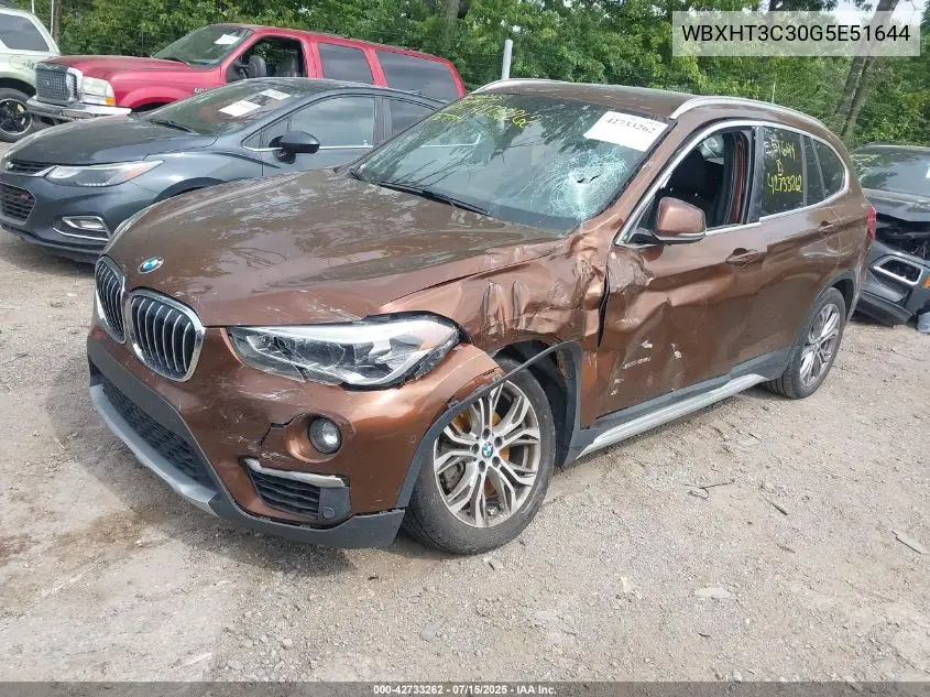 2016 BMW X1 xDrive28I VIN: WBXHT3C30G5E51644 Lot: 42733262