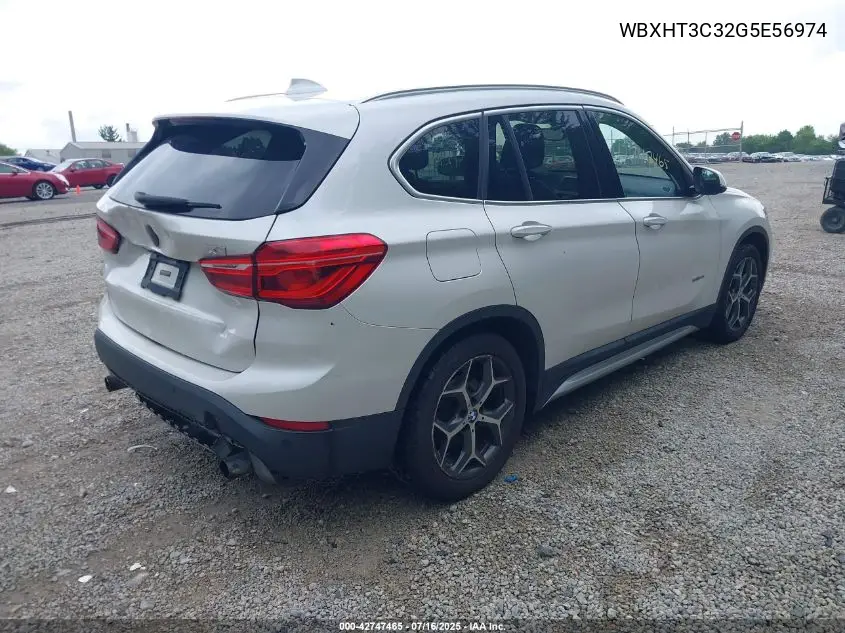 2016 BMW X1 xDrive28I VIN: WBXHT3C32G5E56974 Lot: 42747465