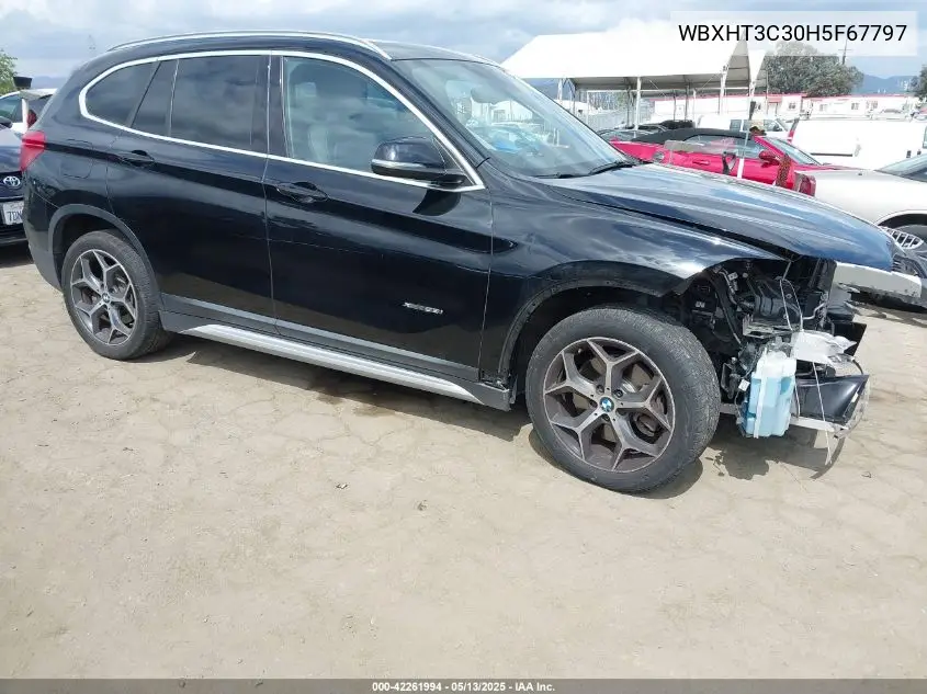 2017 BMW X1 xDrive28I VIN: WBXHT3C30H5F67797 Lot: 42261994