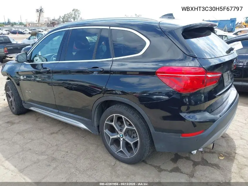 2017 BMW X1 xDrive28I VIN: WBXHT3C30H5F67797 Lot: 42261994