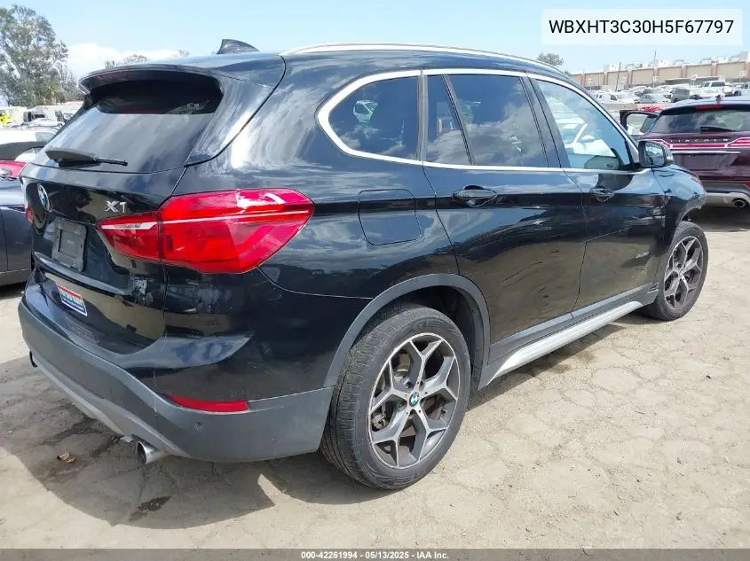2017 BMW X1 xDrive28I VIN: WBXHT3C30H5F67797 Lot: 42261994