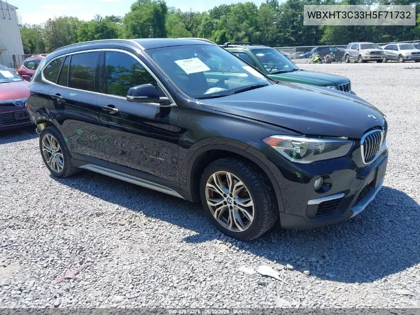 2017 BMW X1 xDrive28I VIN: WBXHT3C33H5F71732 Lot: 42613275