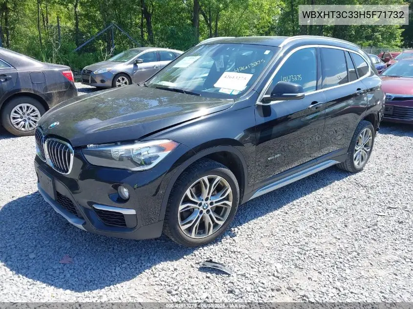 2017 BMW X1 xDrive28I VIN: WBXHT3C33H5F71732 Lot: 42613275