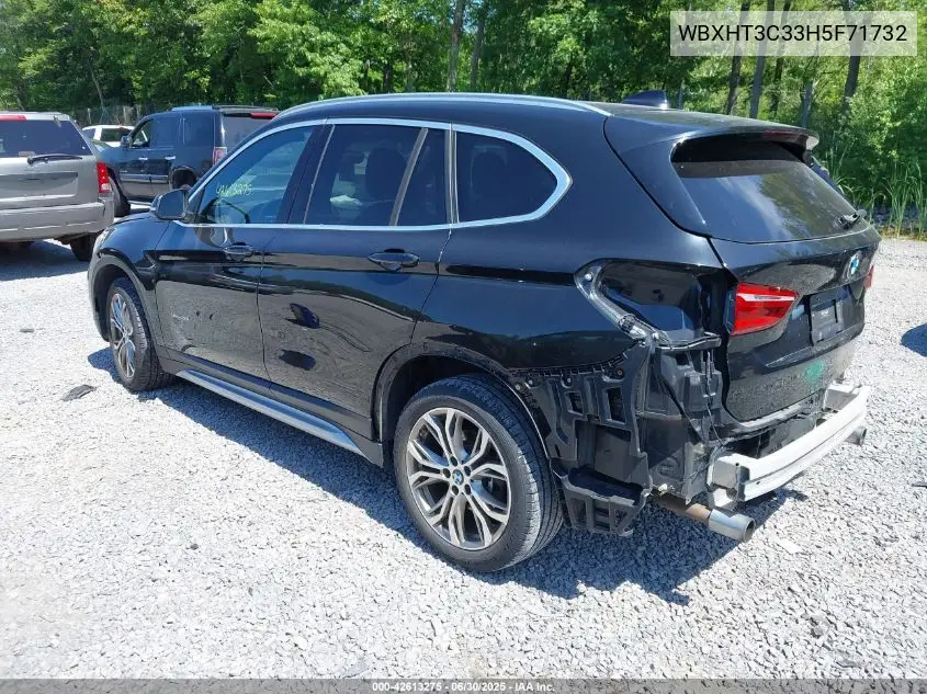 2017 BMW X1 xDrive28I VIN: WBXHT3C33H5F71732 Lot: 42613275