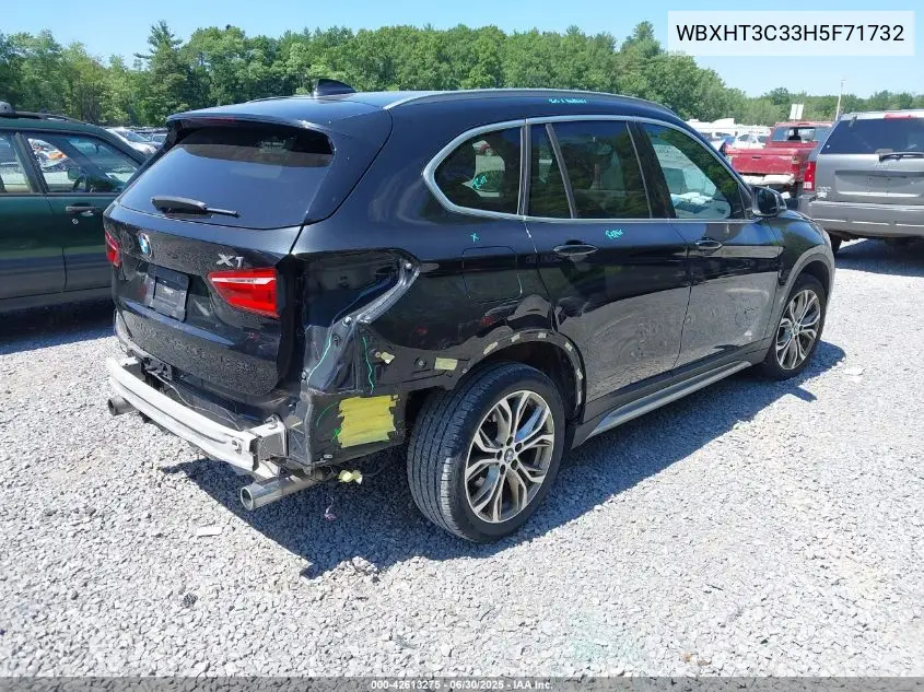 2017 BMW X1 xDrive28I VIN: WBXHT3C33H5F71732 Lot: 42613275