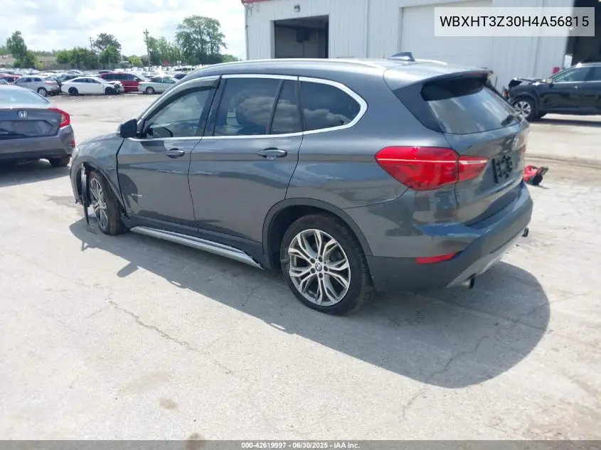 2017 BMW X1 xDrive28I VIN: WBXHT3Z30H4A56815 Lot: 42619997