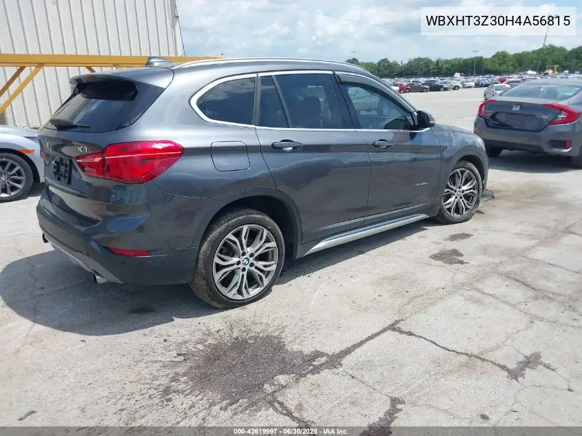 2017 BMW X1 xDrive28I VIN: WBXHT3Z30H4A56815 Lot: 42619997