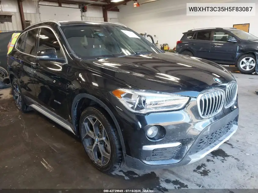 2017 BMW X1 xDrive28I VIN: WBXHT3C35H5F83087 Lot: 42729949