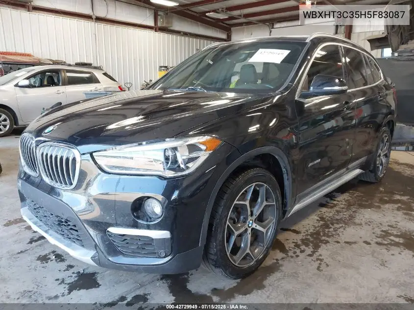 2017 BMW X1 xDrive28I VIN: WBXHT3C35H5F83087 Lot: 42729949