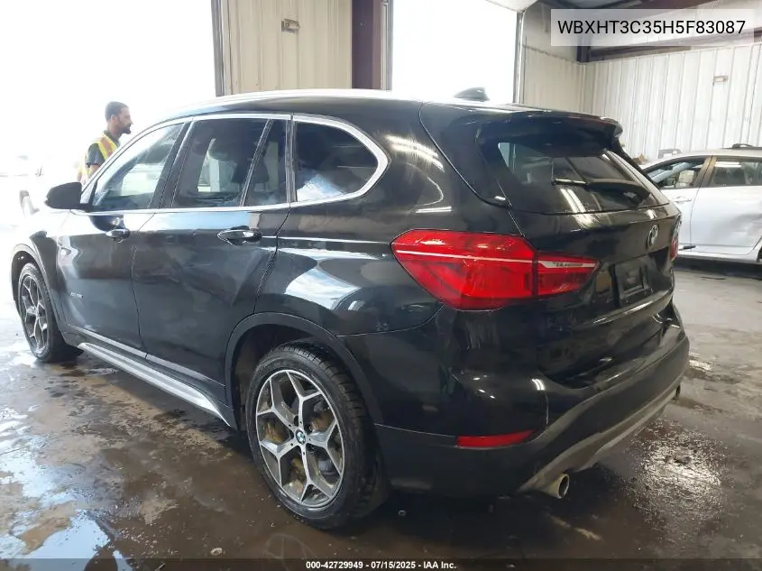 2017 BMW X1 xDrive28I VIN: WBXHT3C35H5F83087 Lot: 42729949