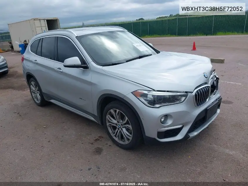 2017 BMW X1 xDrive28I VIN: WBXHT3C38H5F72052 Lot: 42761874