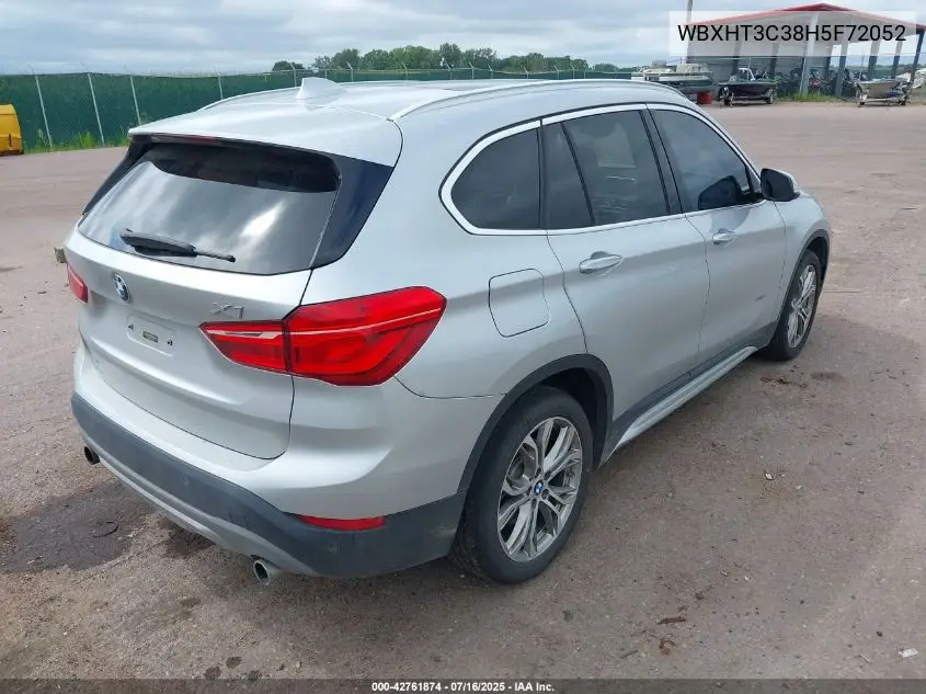 2017 BMW X1 xDrive28I VIN: WBXHT3C38H5F72052 Lot: 42761874