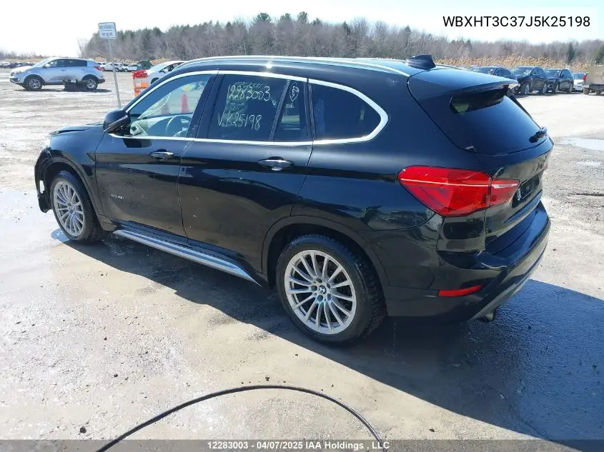 2018 BMW X1 xDrive28I VIN: WBXHT3C37J5K25198 Lot: 12283003