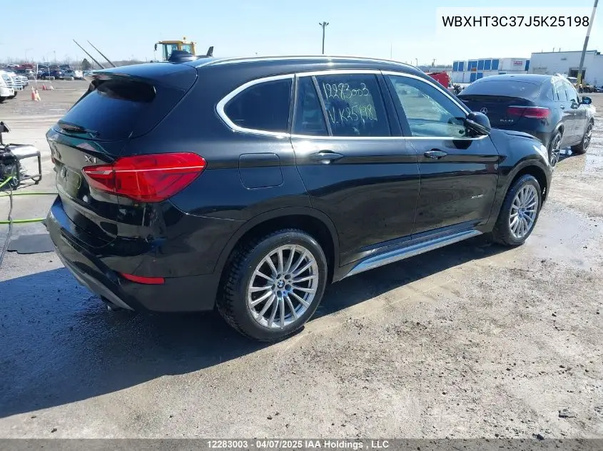 2018 BMW X1 xDrive28I VIN: WBXHT3C37J5K25198 Lot: 12283003