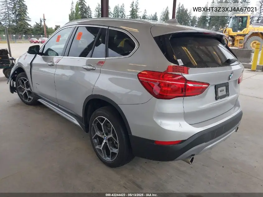 2018 BMW X1 xDrive28I VIN: WBXHT3Z3XJ4A67021 Lot: 42244423
