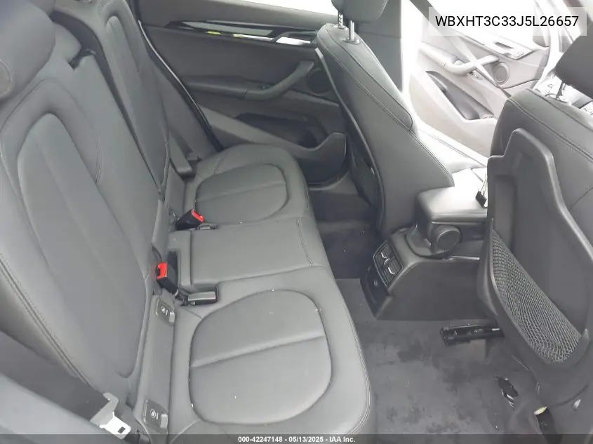2018 BMW X1 xDrive28I VIN: WBXHT3C33J5L26657 Lot: 42247148