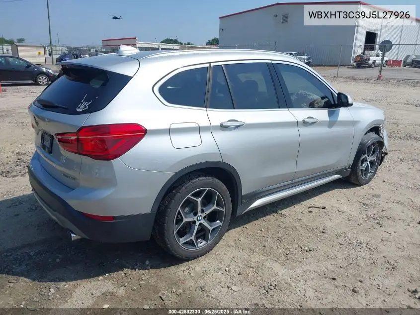 2018 BMW X1 xDrive28I VIN: WBXHT3C39J5L27926 Lot: 42582330
