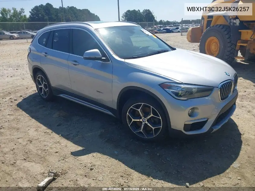 2018 BMW X1 xDrive28I VIN: WBXHT3C32J5K26257 Lot: 42740252