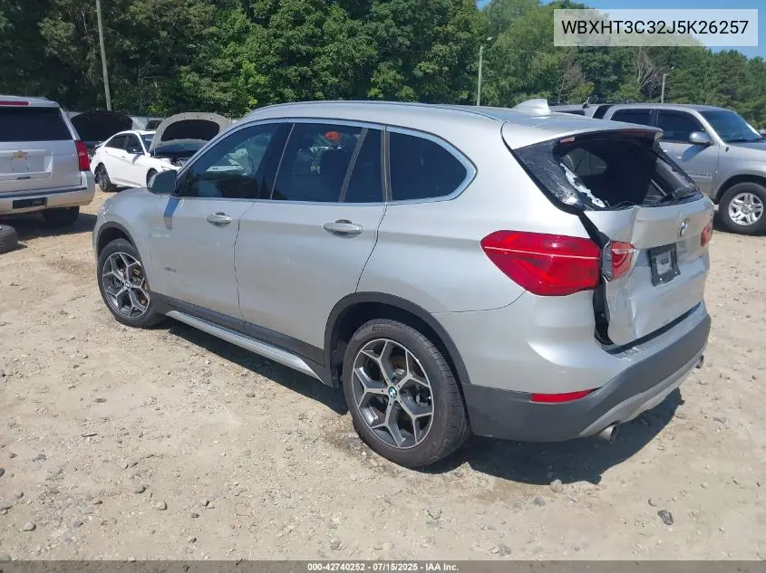 2018 BMW X1 xDrive28I VIN: WBXHT3C32J5K26257 Lot: 42740252