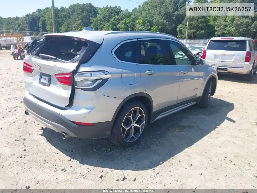 2018 BMW X1 xDrive28I VIN: WBXHT3C32J5K26257 Lot: 42740252