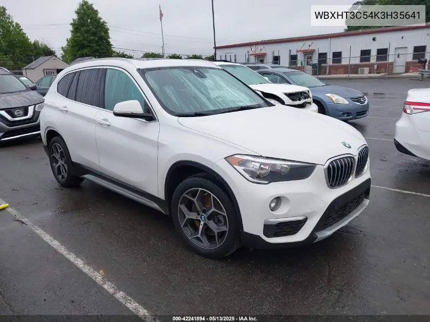 2019 BMW X1 xDrive28I VIN: WBXHT3C54K3H35641 Lot: 42241894