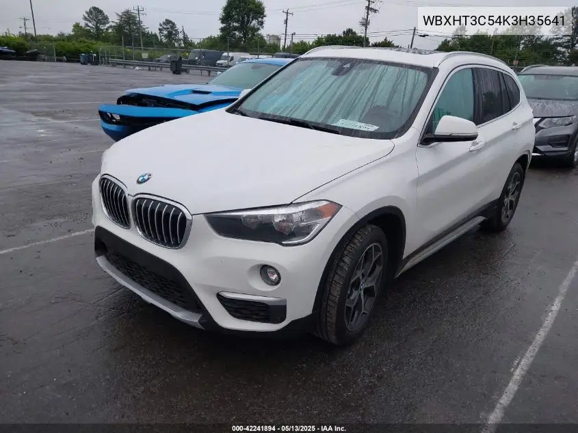 2019 BMW X1 xDrive28I VIN: WBXHT3C54K3H35641 Lot: 42241894