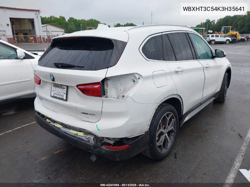 2019 BMW X1 xDrive28I VIN: WBXHT3C54K3H35641 Lot: 42241894