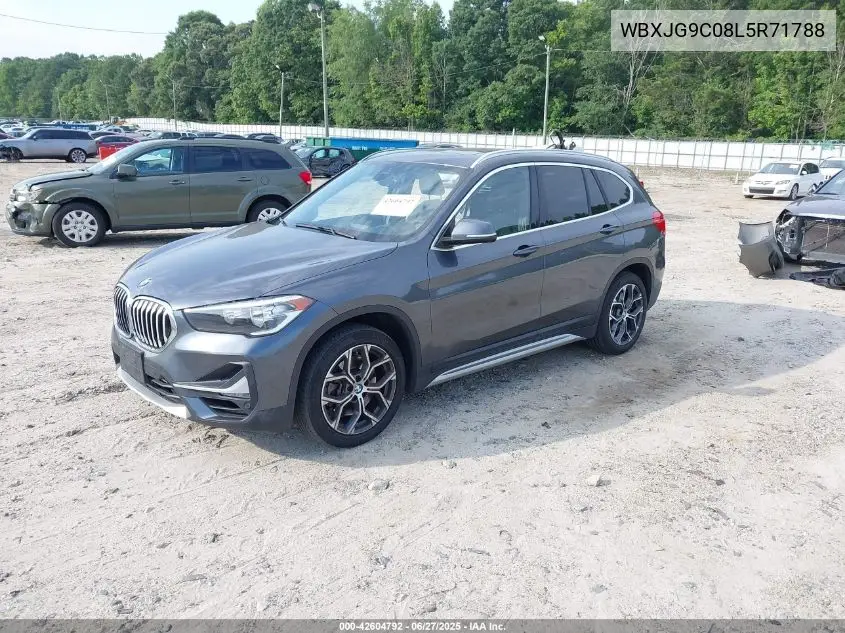 2020 BMW X1 xDrive28I VIN: WBXJG9C08L5R71788 Lot: 42604792