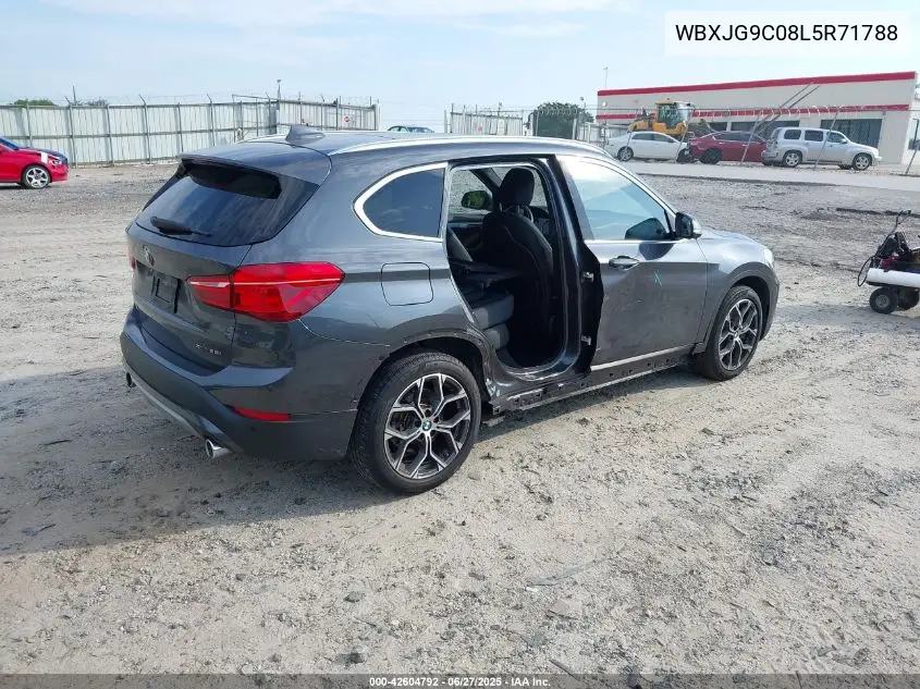 2020 BMW X1 xDrive28I VIN: WBXJG9C08L5R71788 Lot: 42604792