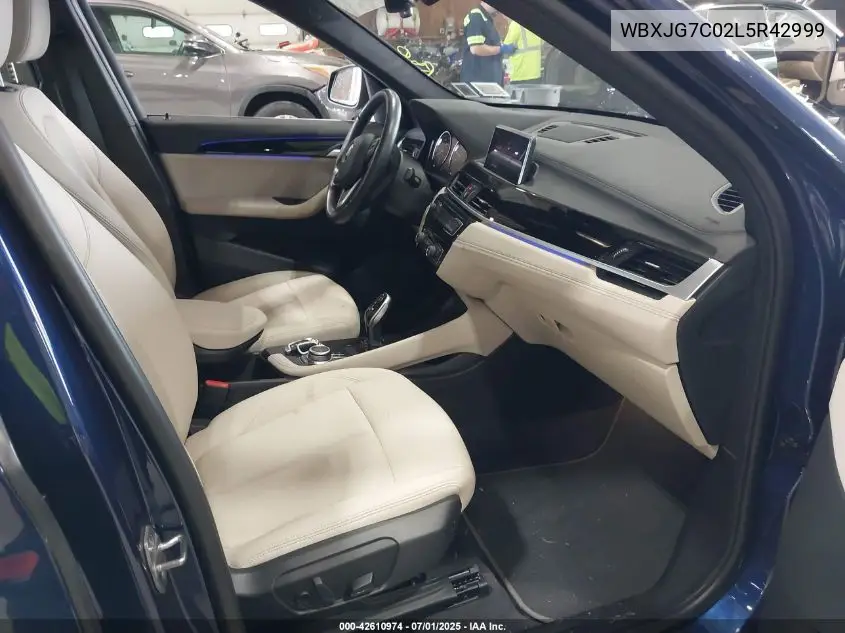 2020 BMW X1 Sdrive28I VIN: WBXJG7C02L5R42999 Lot: 42610974