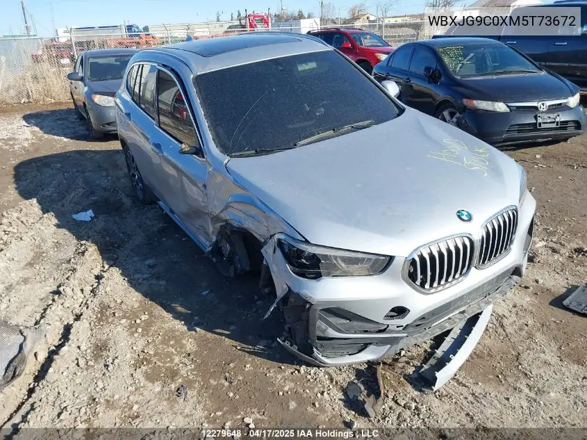 2021 BMW X1 xDrive28I/xDrive28I Essential VIN: WBXJG9C0XM5T73672 Lot: 12279648