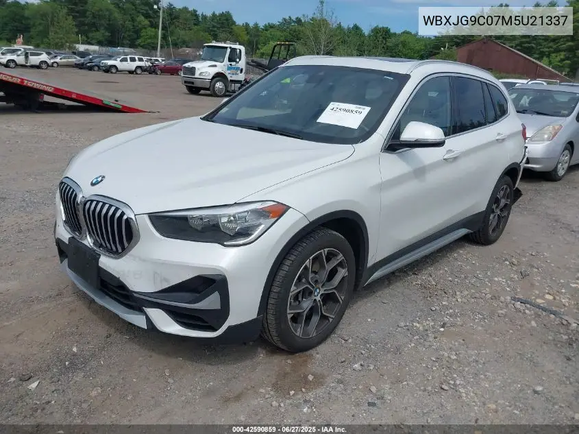 2021 BMW X1 xDrive28I VIN: WBXJG9C07M5U21337 Lot: 42590859
