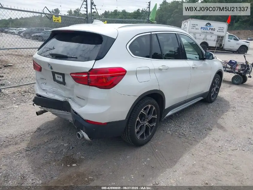 2021 BMW X1 xDrive28I VIN: WBXJG9C07M5U21337 Lot: 42590859