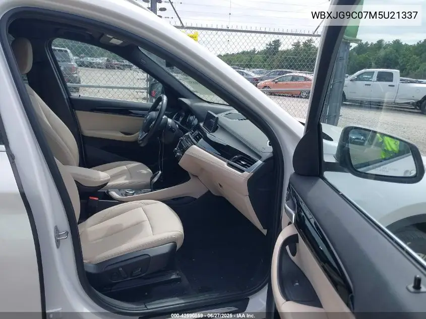 2021 BMW X1 xDrive28I VIN: WBXJG9C07M5U21337 Lot: 42590859