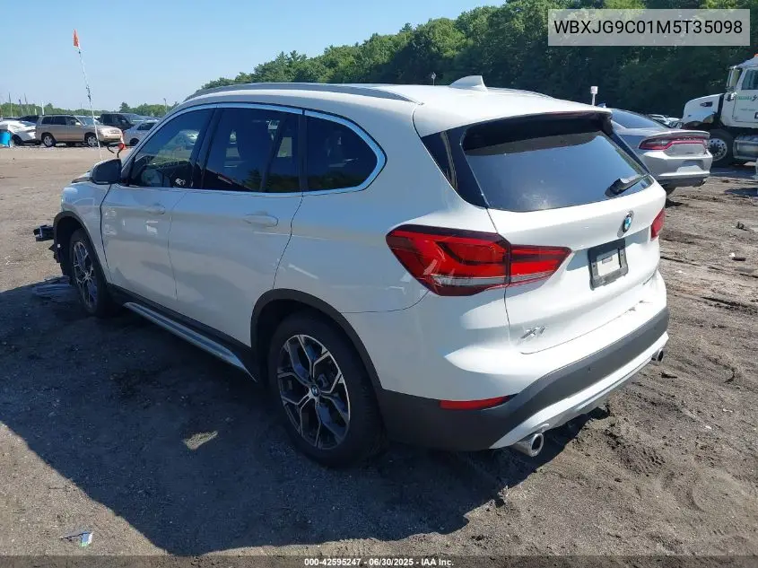 2021 BMW X1 xDrive28I VIN: WBXJG9C01M5T35098 Lot: 42595247