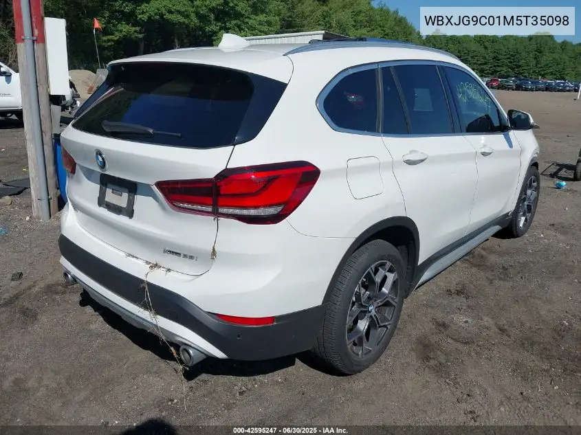 2021 BMW X1 xDrive28I VIN: WBXJG9C01M5T35098 Lot: 42595247