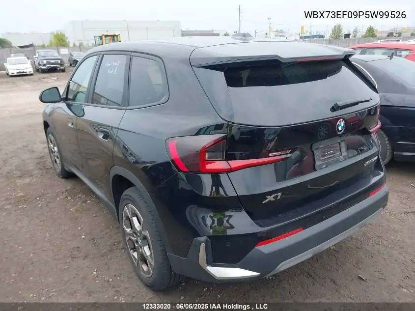 2023 BMW X1 xDrive28I VIN: WBX73EF09P5W99526 Lot: 12333020