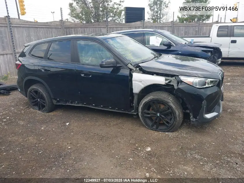2023 BMW X1 xDrive28I VIN: WBX73EF03P5V91466 Lot: 12349927