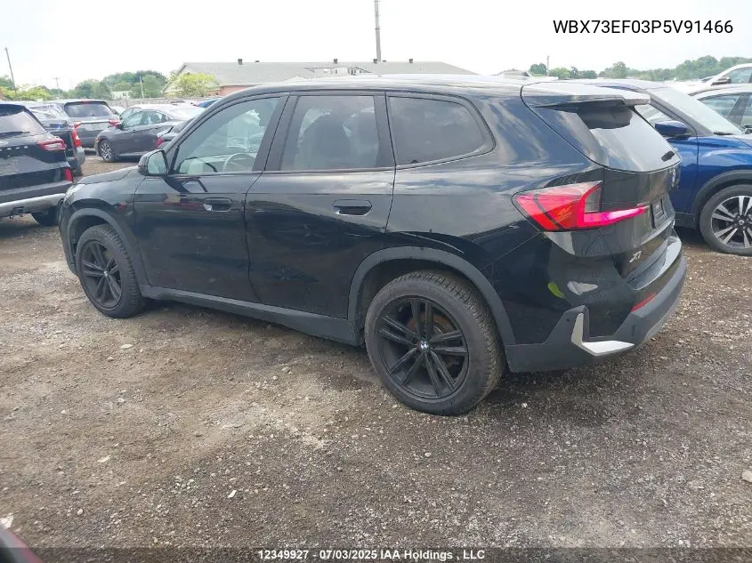 2023 BMW X1 xDrive28I VIN: WBX73EF03P5V91466 Lot: 12349927